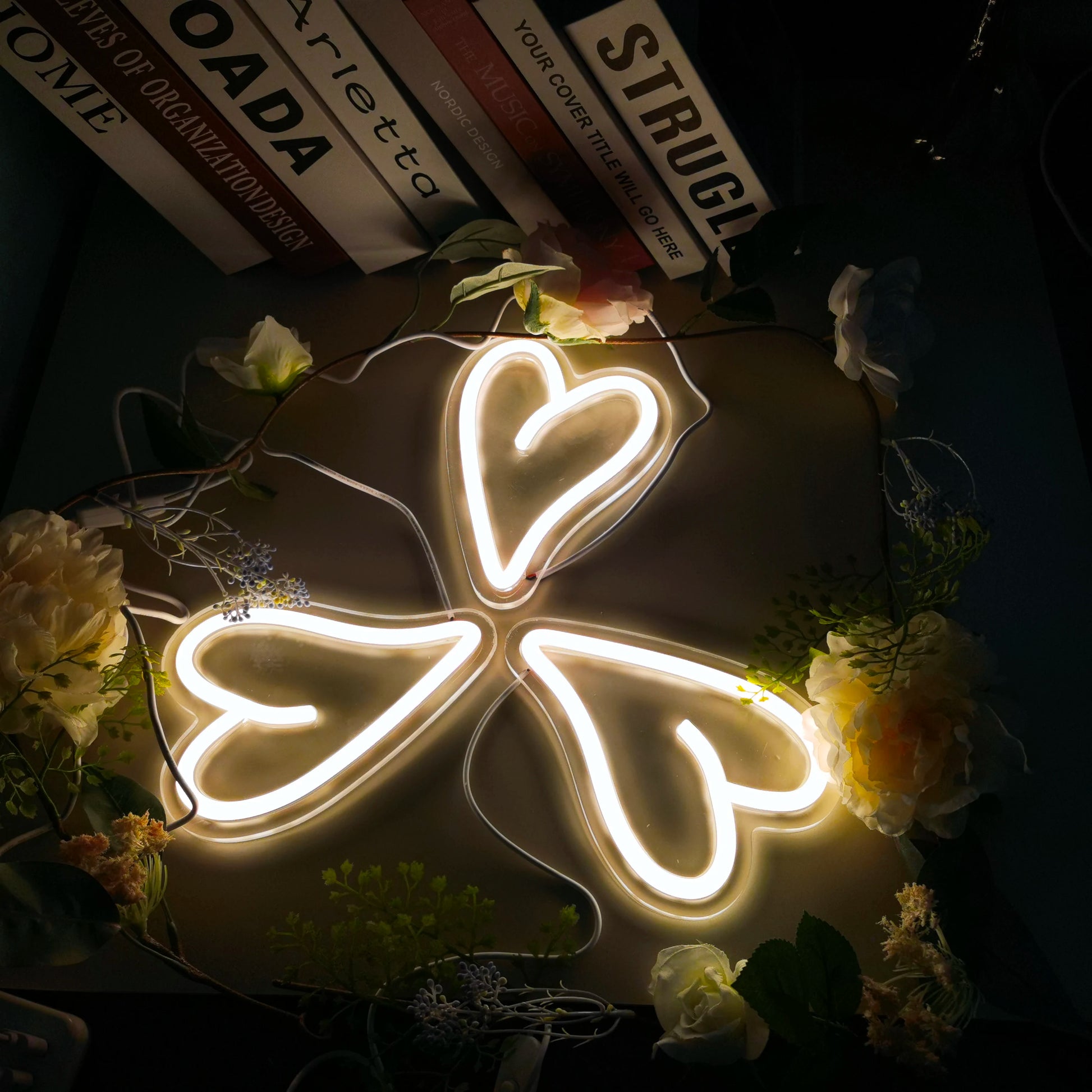 LED Neon Bedroom Ambient Light Room Small Wall Lamp Modeling Ornament Decorative Light Layout Ins Wind Internet Celebrity Bar