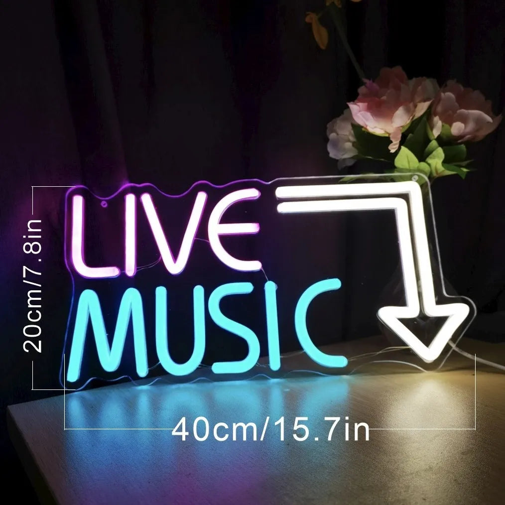 LED Neon Bedroom Ambient Light Room Small Wall Lamp Modeling Ornament Decorative Light Layout Ins Wind Internet Celebrity Bar