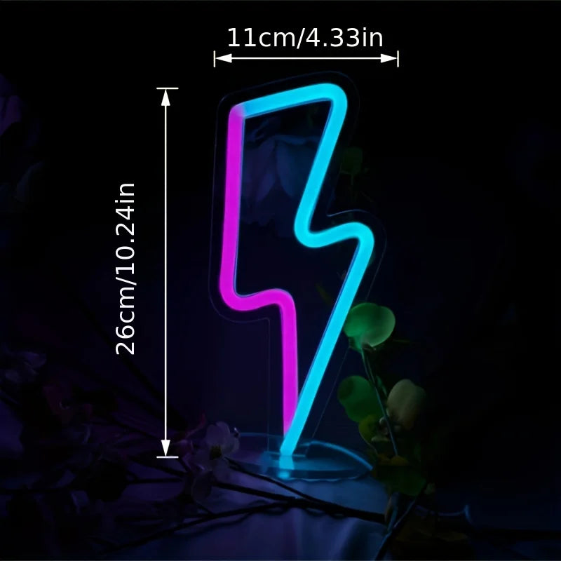LED Neon Bedroom Ambient Light Room Small Wall Lamp Modeling Ornament Decorative Light Layout Ins Wind Internet Celebrity Bar