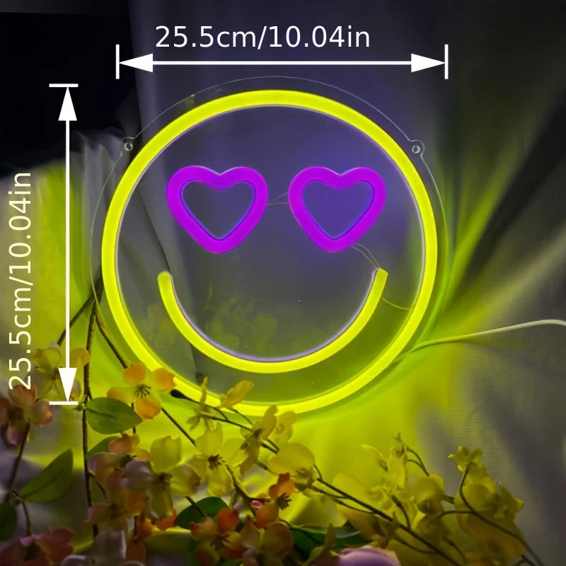 LED Neon Bedroom Ambient Light Room Small Wall Lamp Modeling Ornament Decorative Light Layout Ins Wind Internet Celebrity Bar