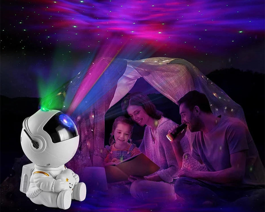 Galaxy Star Astronaut Projector Light Starry Sky Porjectors Lamp Decoration Bedroom Room Nebula LED Night Light Child Adult Gift