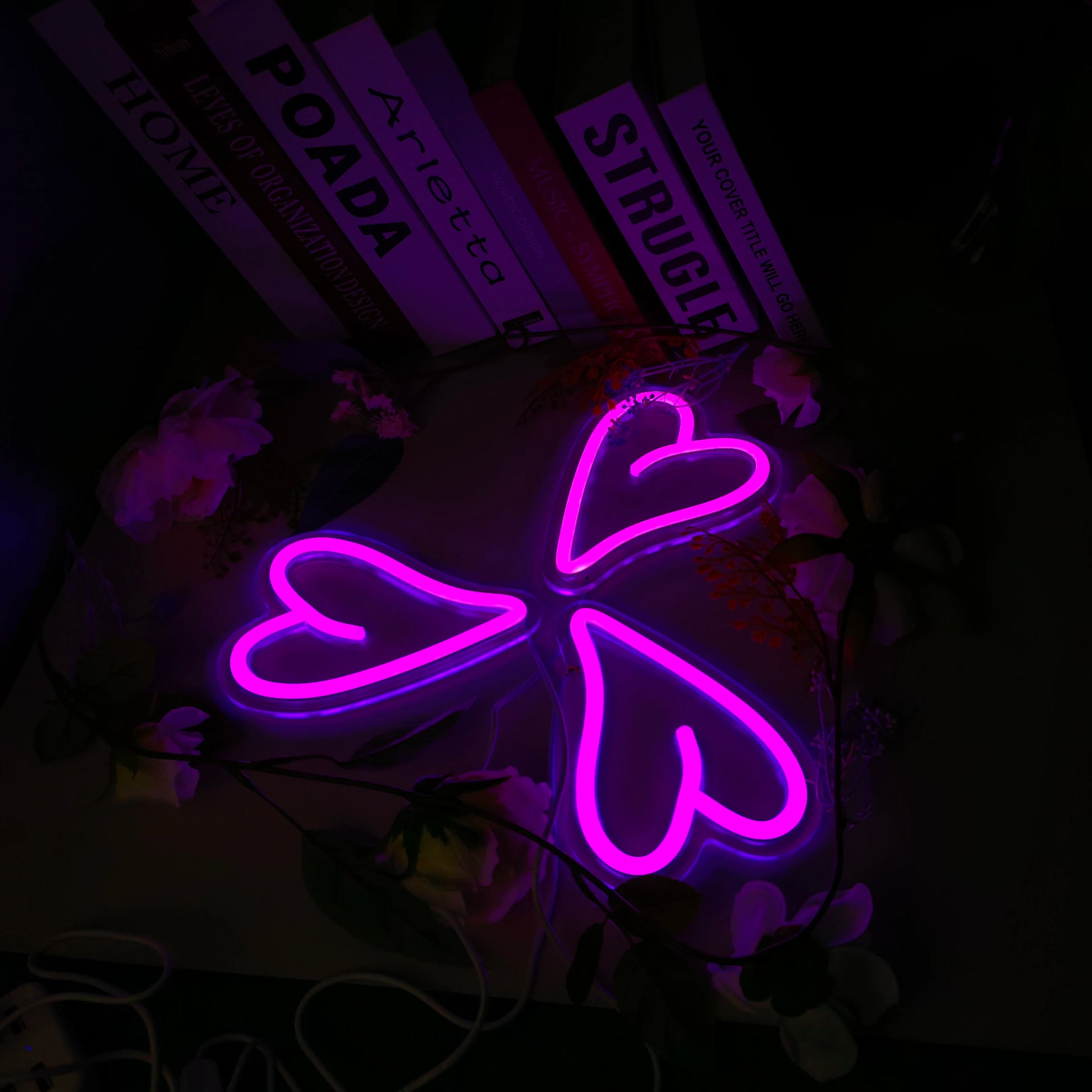 LED Neon Bedroom Ambient Light Room Small Wall Lamp Modeling Ornament Decorative Light Layout Ins Wind Internet Celebrity Bar